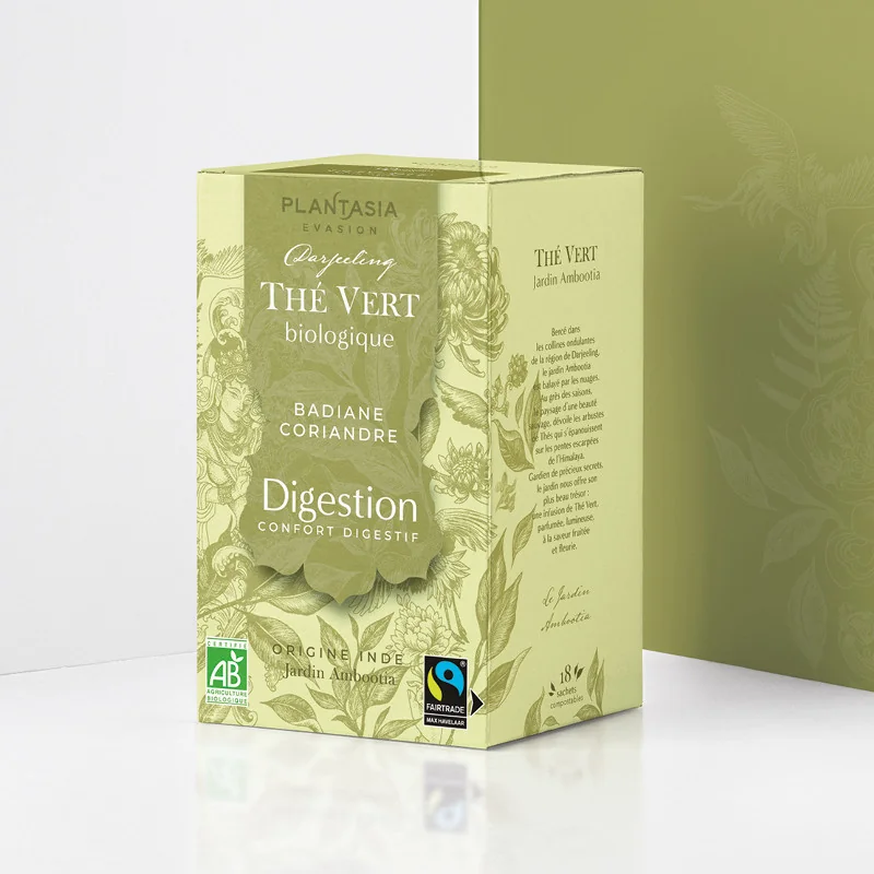 Organic Digestion Green Tea - Coriander & Star Anise