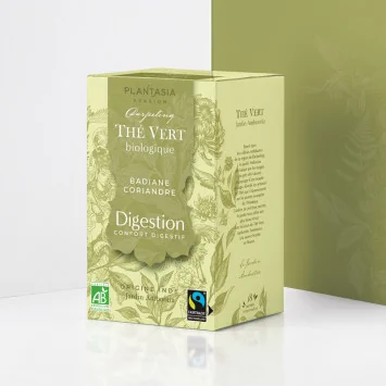 Thé Vert Digestion Bio - Coriandre & Anis Étoilé