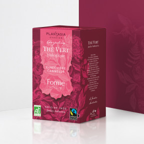 Organic Energy Green Tea - Ginger and Cinnamon