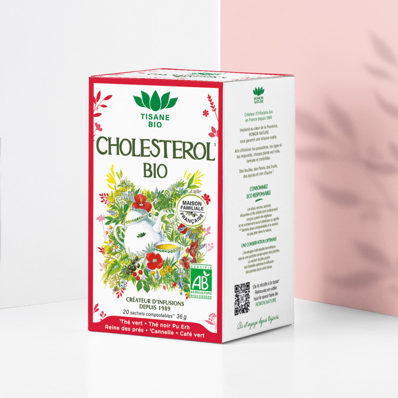 Organic Cholesterol Herbal Tea* – 20 Bags | Romon Nature