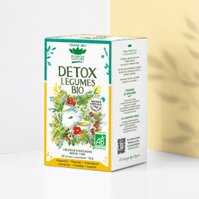 Tisane Bio Détox Légumes – Infusion Pissenlit & Fenouil