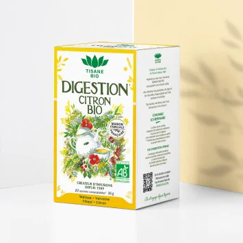 Infusion Digestion Citron Bio – Confort & Légèreté