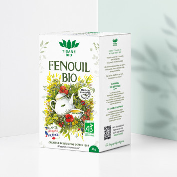 Organic French Fennel Herbal Tea* – 18 Tea Bags | Romon Nature