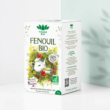Organic French Fennel Herbal Tea* - 18 Tea Bags