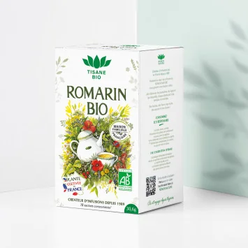 Organic Rosemary Tea France* – 18 Bags | Romon Nature