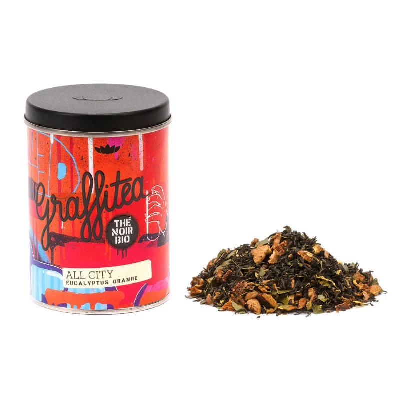 Black Tea  Eucalyptus & Orange tea – 100g Loose-Leaf