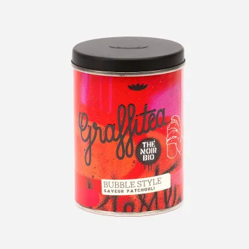 Organic Patchouli Black Tea - Bubble Style - Loose Leaf Tin
