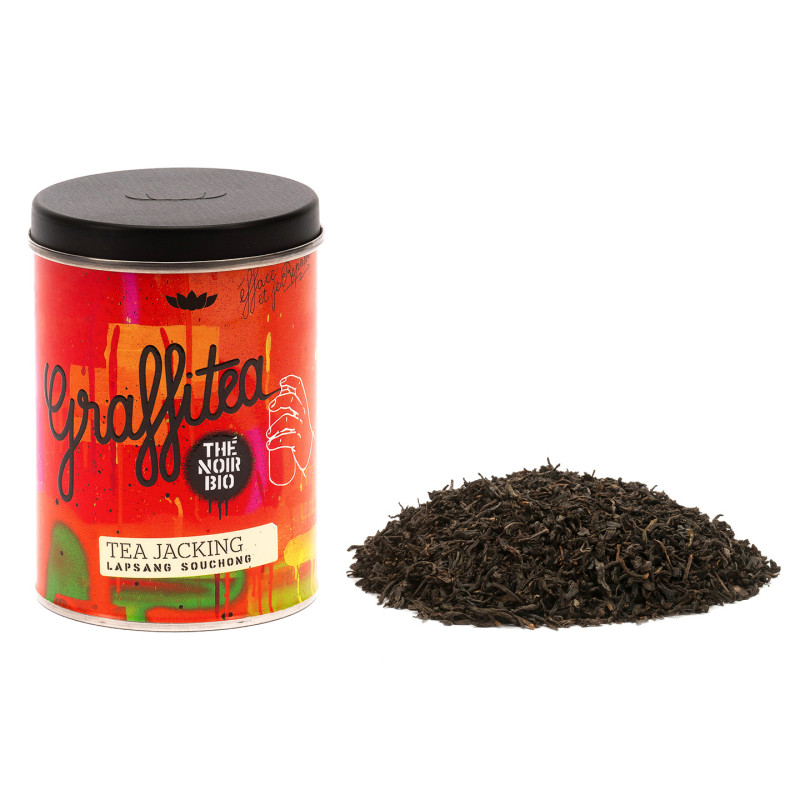 Organic Lapsang Souchong Black Tea – 80g Tin – Tea Jacking