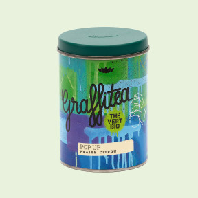 Thé Vert Bio Fraise Citron – Pop Up Provence d’Antan 70g