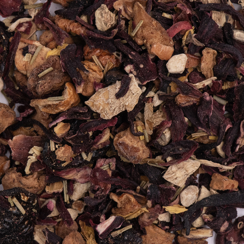 Gingembre Framboise Bio – 100g | Infusion End to End –Provence d’Antan