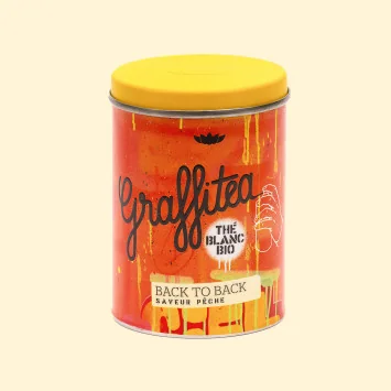 Organic White Tea Peach – 50g | Back to Back – Provence d’Antan
