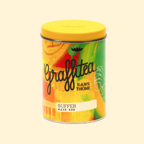 Maté Bio BUFFER en vrac - Énergie végétale, boîte illustrée