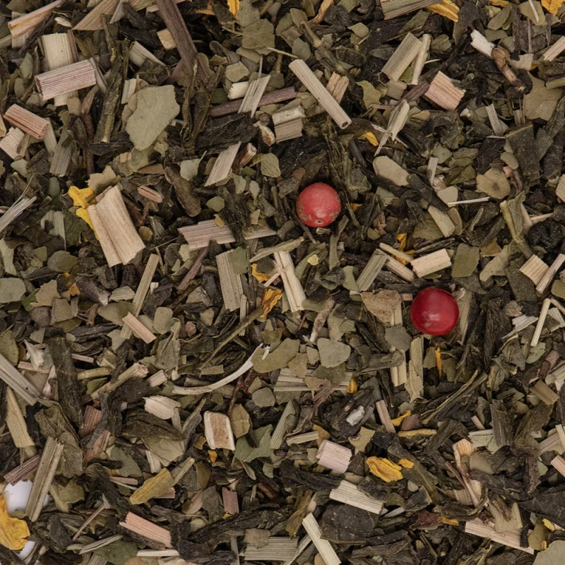 Thé vert Maté Baie Rose Bio – Boîte 100g – Old School