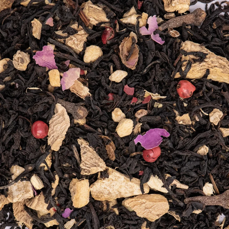 Organic Patchouli Black Tea - Bubble Style - Loose Leaf Tin