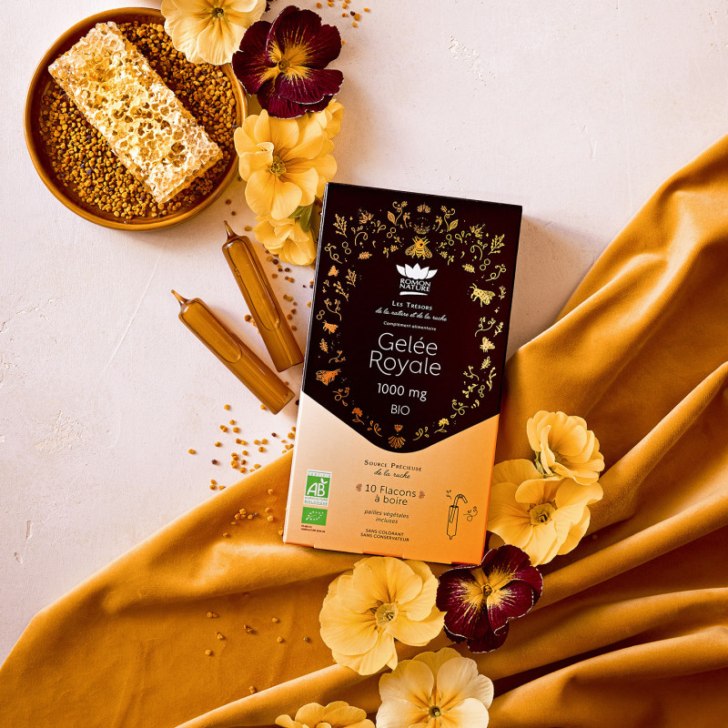 Gelée Royale Bio 1000 mg – Flacon unidose pratique