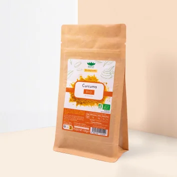 Organic Turmeric - Golden Powder in Kraft Pouch 100g