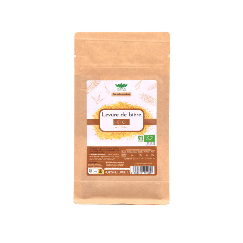 Organic Brewer's Yeast * Revivable – 100g Pouch