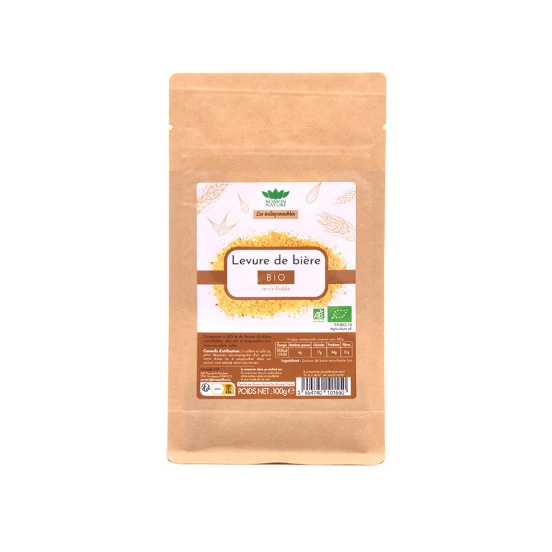 Organic Brewer's Yeast * Revivable – 100g Pouch