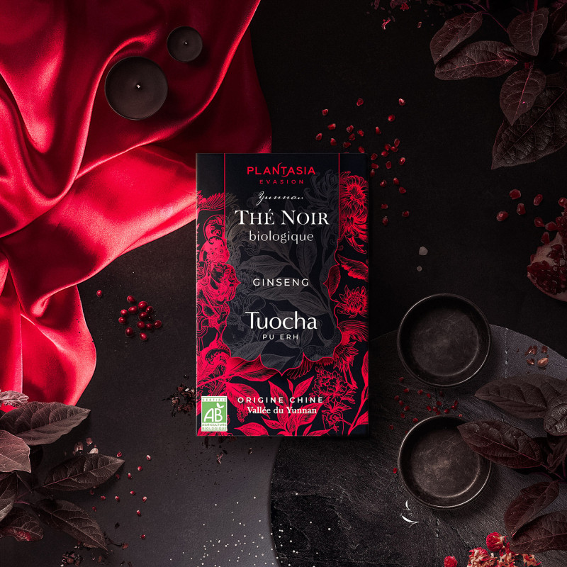 Organic Tuocha Ginseng Black Tea - Energy and Vitality