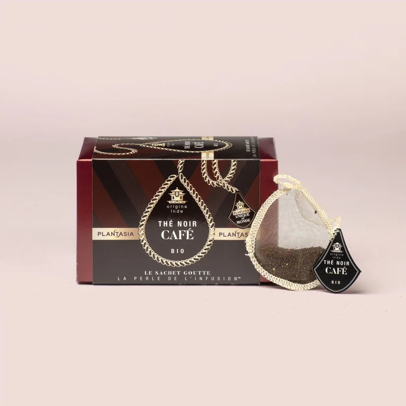 Thé noir au Café Bio – Sachet Goutte raffiné