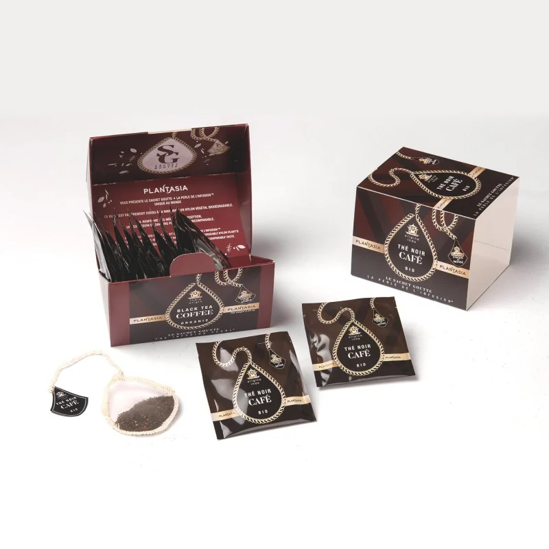 Thé noir au Café Bio – Sachet Goutte raffiné
