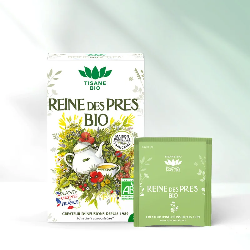 Organic Meadowsweet Tea – 18 Bags | Romon Nature