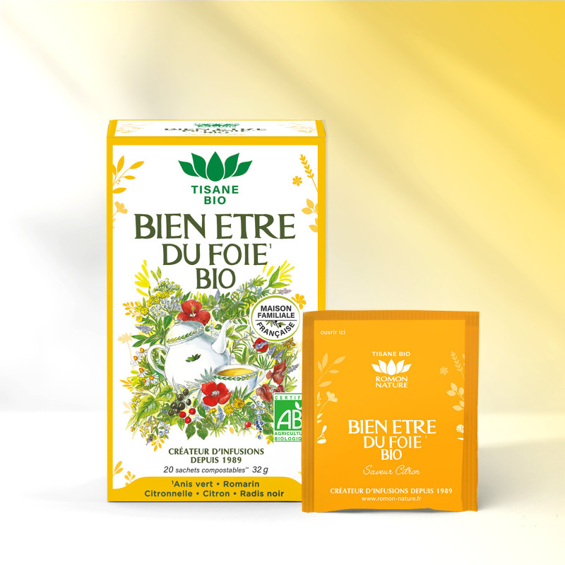 Tisane Bio Détox Foie – Infusion Anis Vert et Romarin