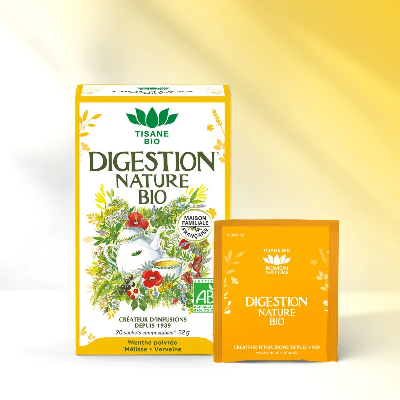 Organic Digestion Herbal Tea* | Melissa, Verbena, Mint