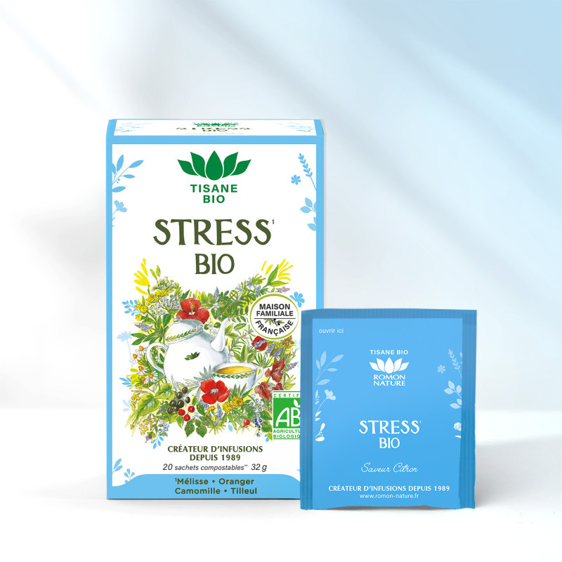 Infusion Stress Bio – Relaxation & Équilibre Naturel