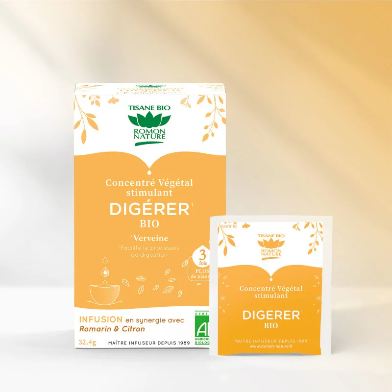 Tisane Bio* Mieux Digérer – Extraction de Plantes Brevetée