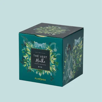 Organic Green Tea with Mint - Oriental Freshness in a Metal
