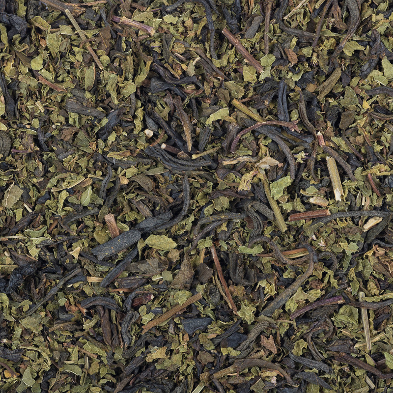 Organic Green Tea with Mint – Oriental Freshness in a Metal Cube