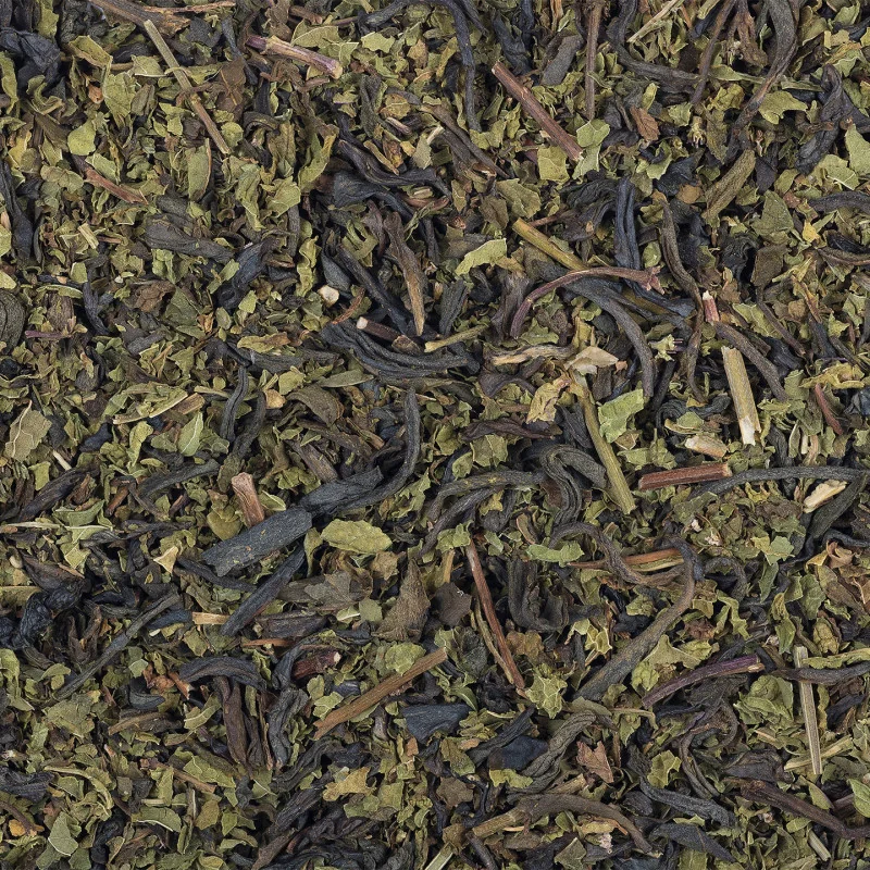 Thé Vert Menthe Bio – Fraîcheur orientale en cube métal