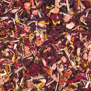 Sensual Organic Raspberry, Blackberry & Ginger Herbal Infusion – 70g*