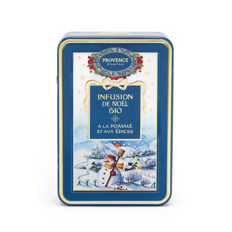 Organic Christmas Apple & Spices Herbal Tea – Metal Tin