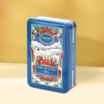 Thé Blanc de Noël Bio Épices Agrumes – Boîte métal
