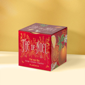 Organic Christmas Black Tea with Orange, Cinnamon & Ginger – Metal Tin