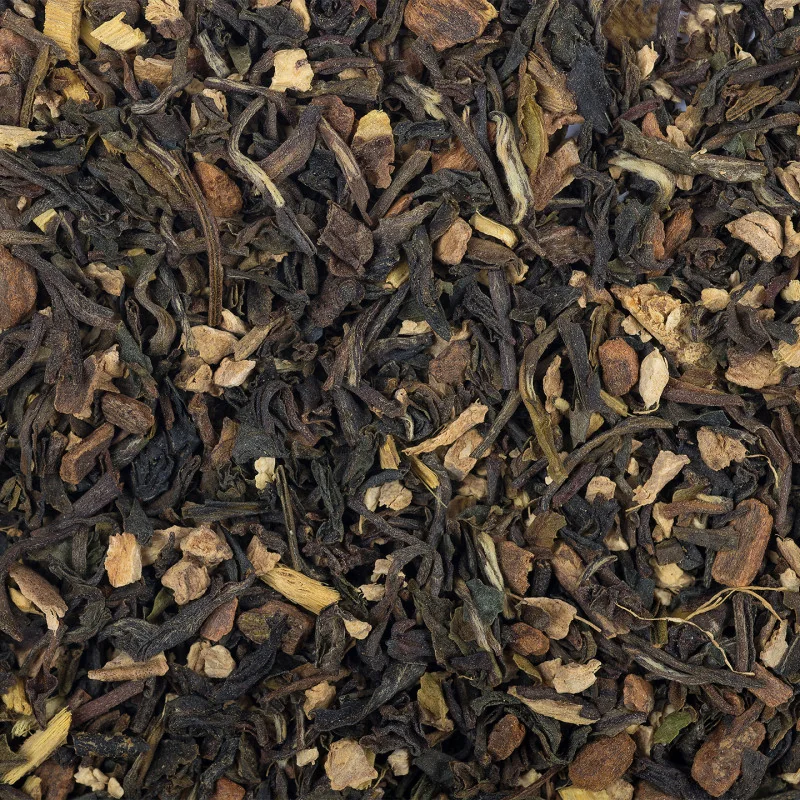Thé Noir de Noël Orange Cannelle Gingembre Bio* - Cube métal