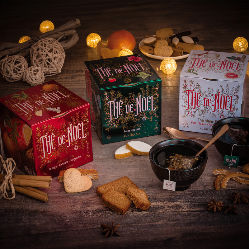 Organic White Christmas Tea with Spices & Grapefruit – Metal Tin