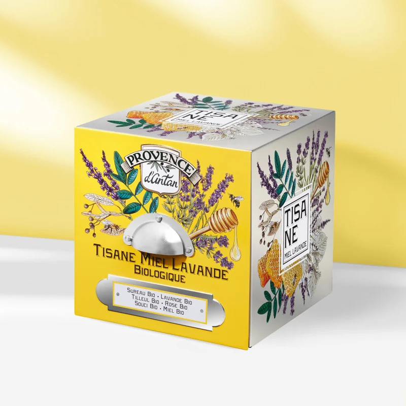Tisane Miel Lavande Bio* – 24 Sachets | Provence d’Antan