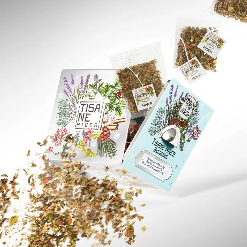 Organic Winter Herbal Tea – Metal Tin Plants and Traditions