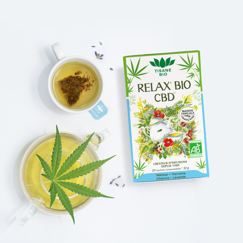 Infusion Relax Bio CBD – Apaisement & Sérénité Naturelle