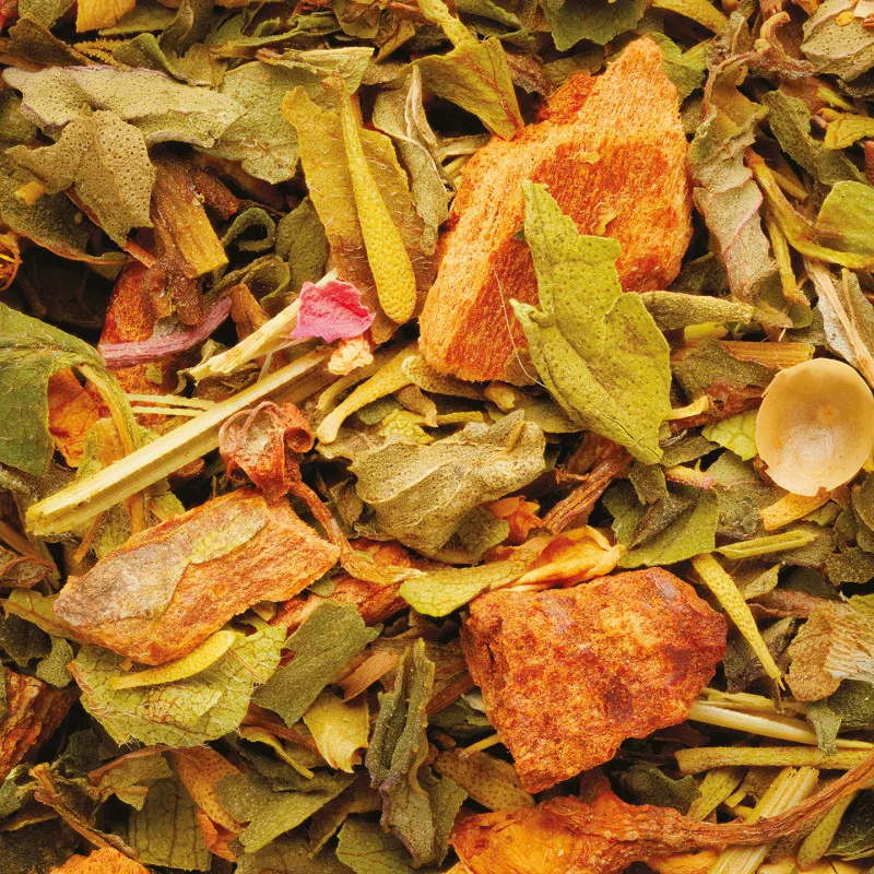Organic Winter Herbal Tea – Metal Tin Plants and Traditions