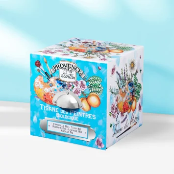 Organic Painters' Herbal Tea – Metal Tin| Provence d’Antan