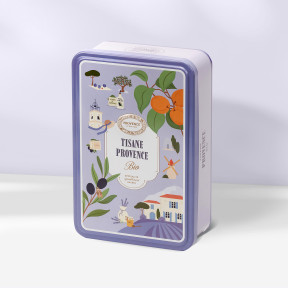 Organic Provence Herbal Tea – Gentle & Floral Metal Tin - Refill