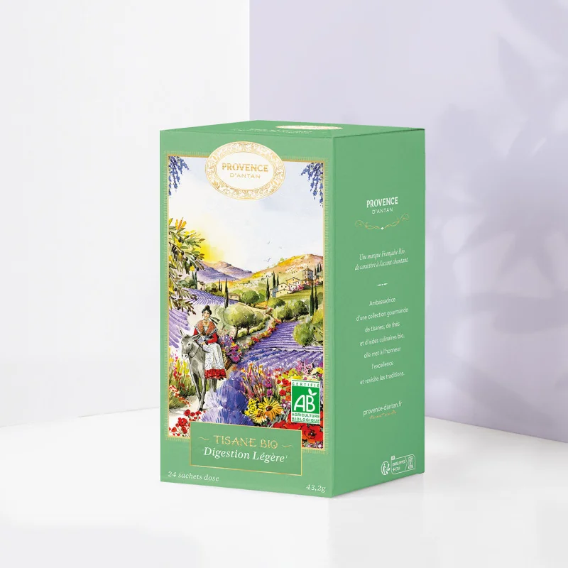Tisane Digestion légère Bio – Boîte métal & recharge