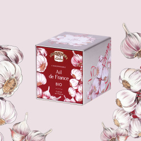 Organic Garlic from France – 60g Metal Tin