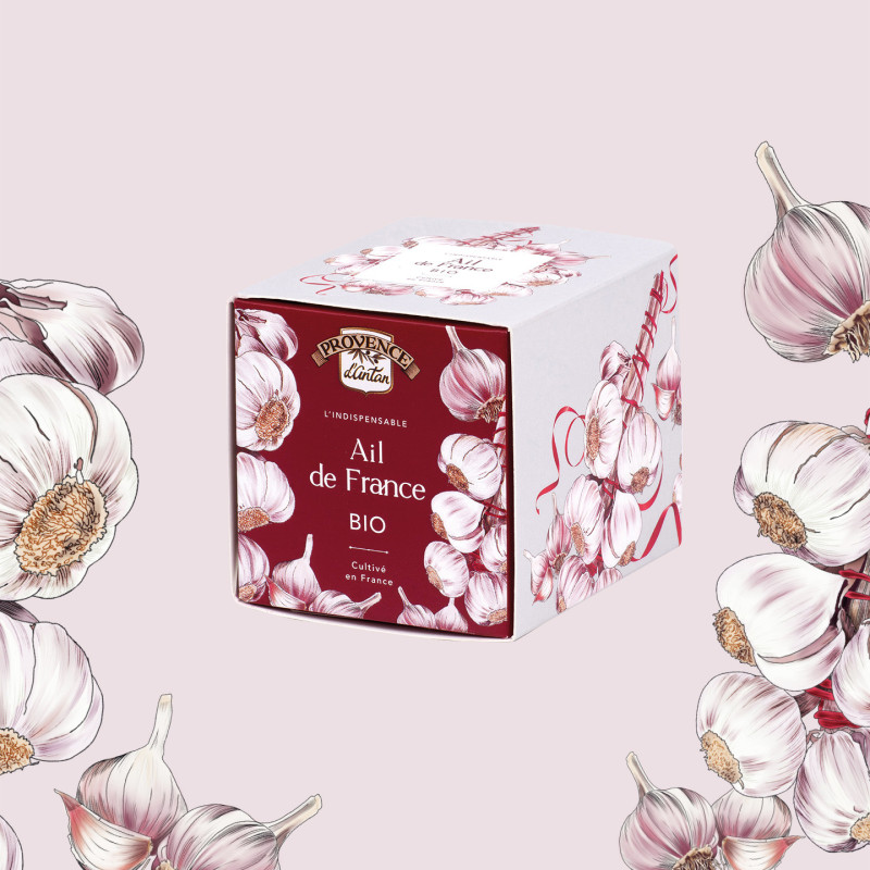 Ail Bio Origine France – 60g boîte métal | Provence d’Antan