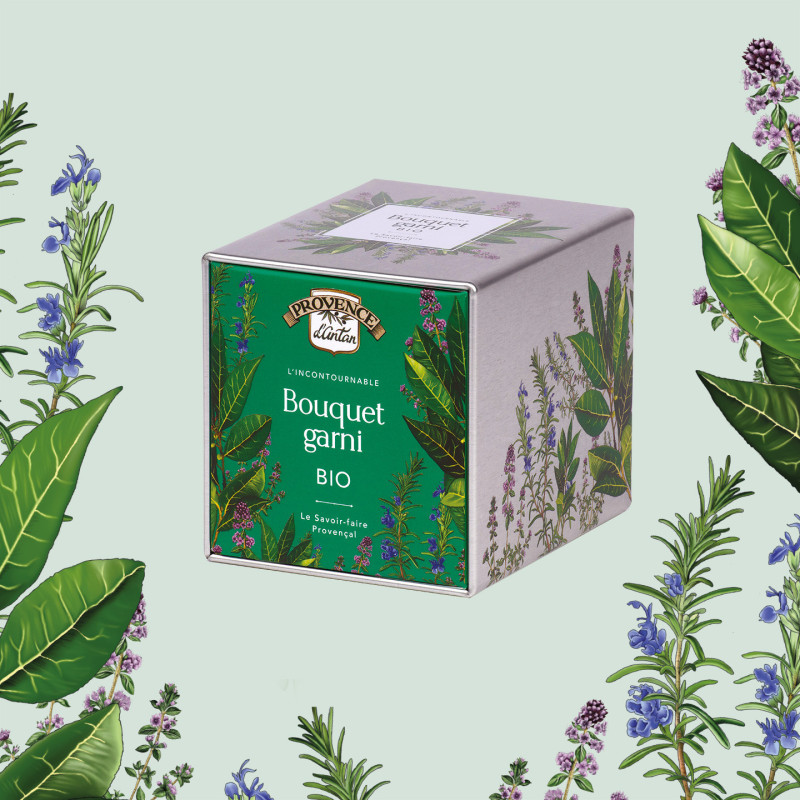 Bouquet Garni Bio – 16g en boîte métal réutilisable