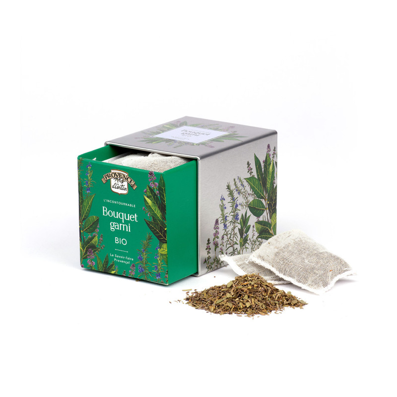 Organic Bouquet Garni* – 16g | Provence d’Antan Metal Tin